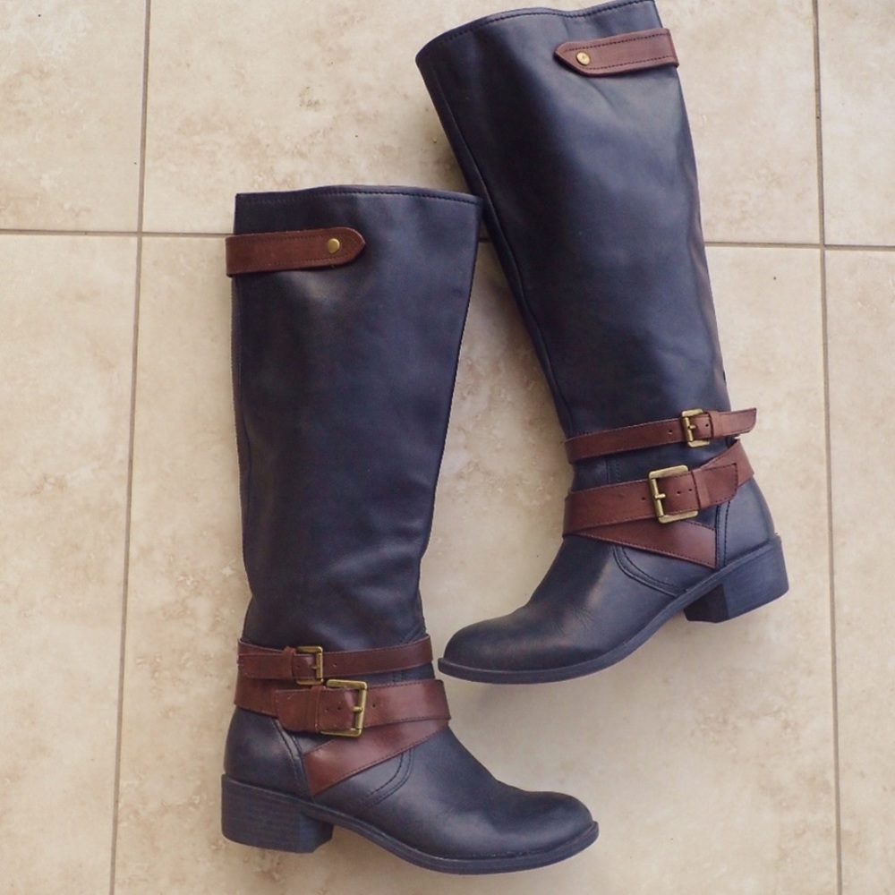 Kelly & Katie “Beyoncé” Black Leather Boots